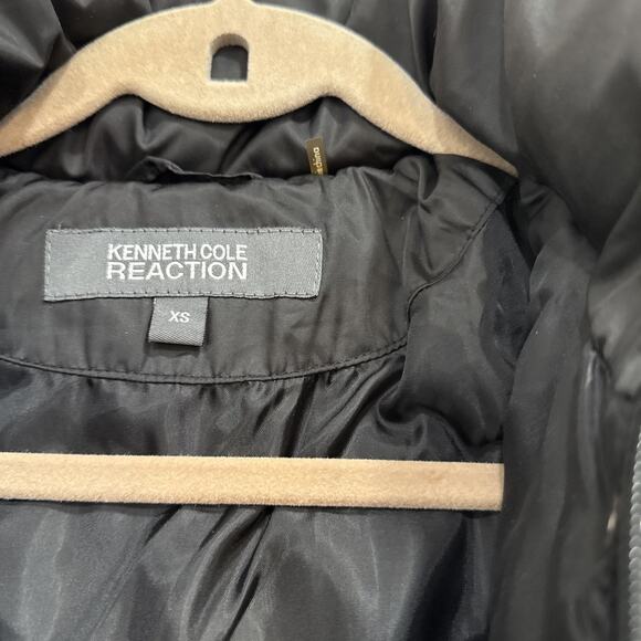 Kenneth Cole Women’s Diamond Quilted Puffer Down Parka Coat in Black Size XS - Picture 3 of 10